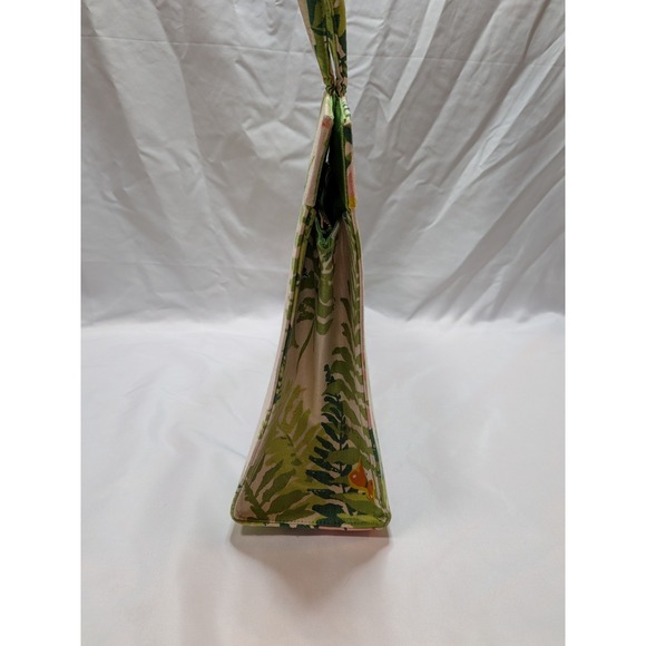 Margaret Smith 1960's Cloth Fabric Purse/Handbag Ferns & Butterflies - Picture 3 of 10